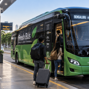 Inde : lancement d'un service de bus électrique entre Bengaluru et Hyderabad